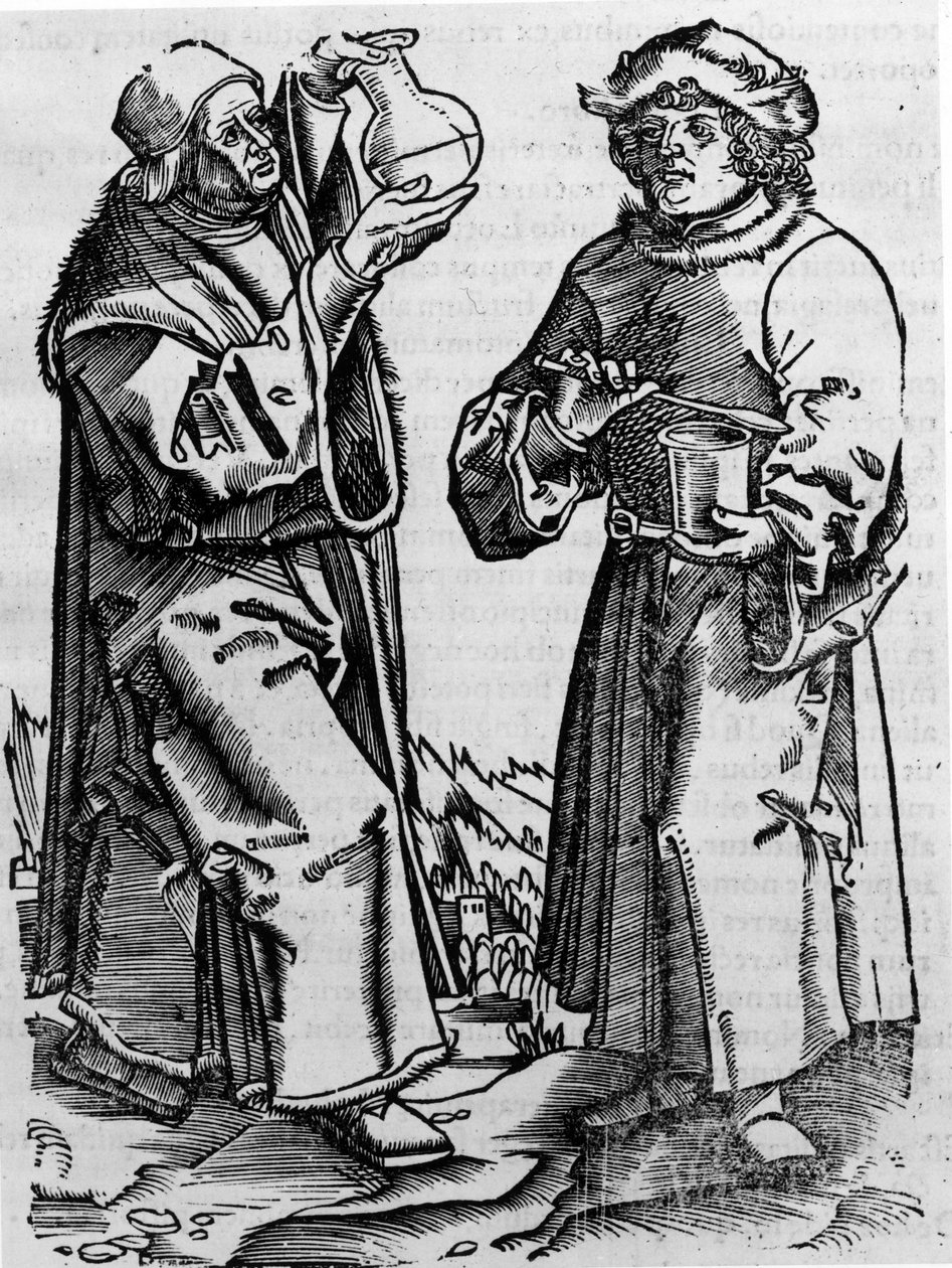 Apoteker (farmasøyt), -i "Onoma Uthikom Medicina" av Unknown artist