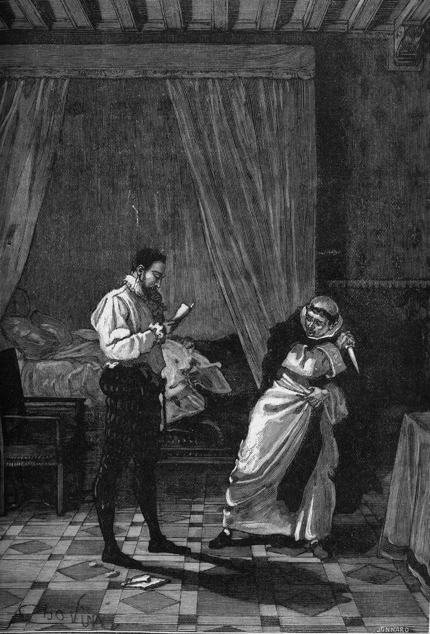 Assassination of Henry III (August 1 av Unknown artist