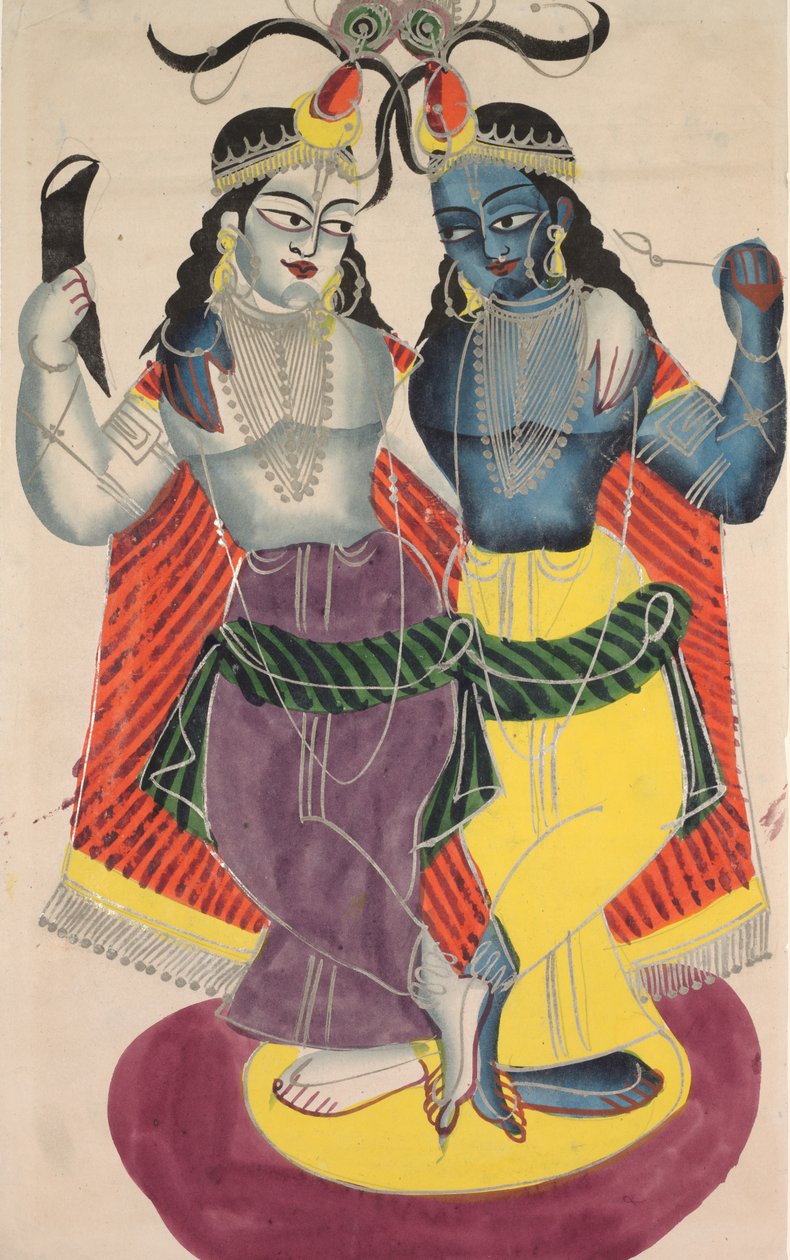 Balarama og Krishna av Unknown artist