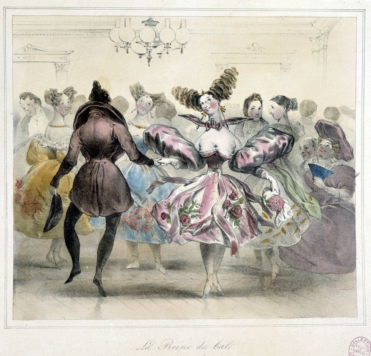 Ball: ballens dronning - 1800-tallet av Unknown artist
