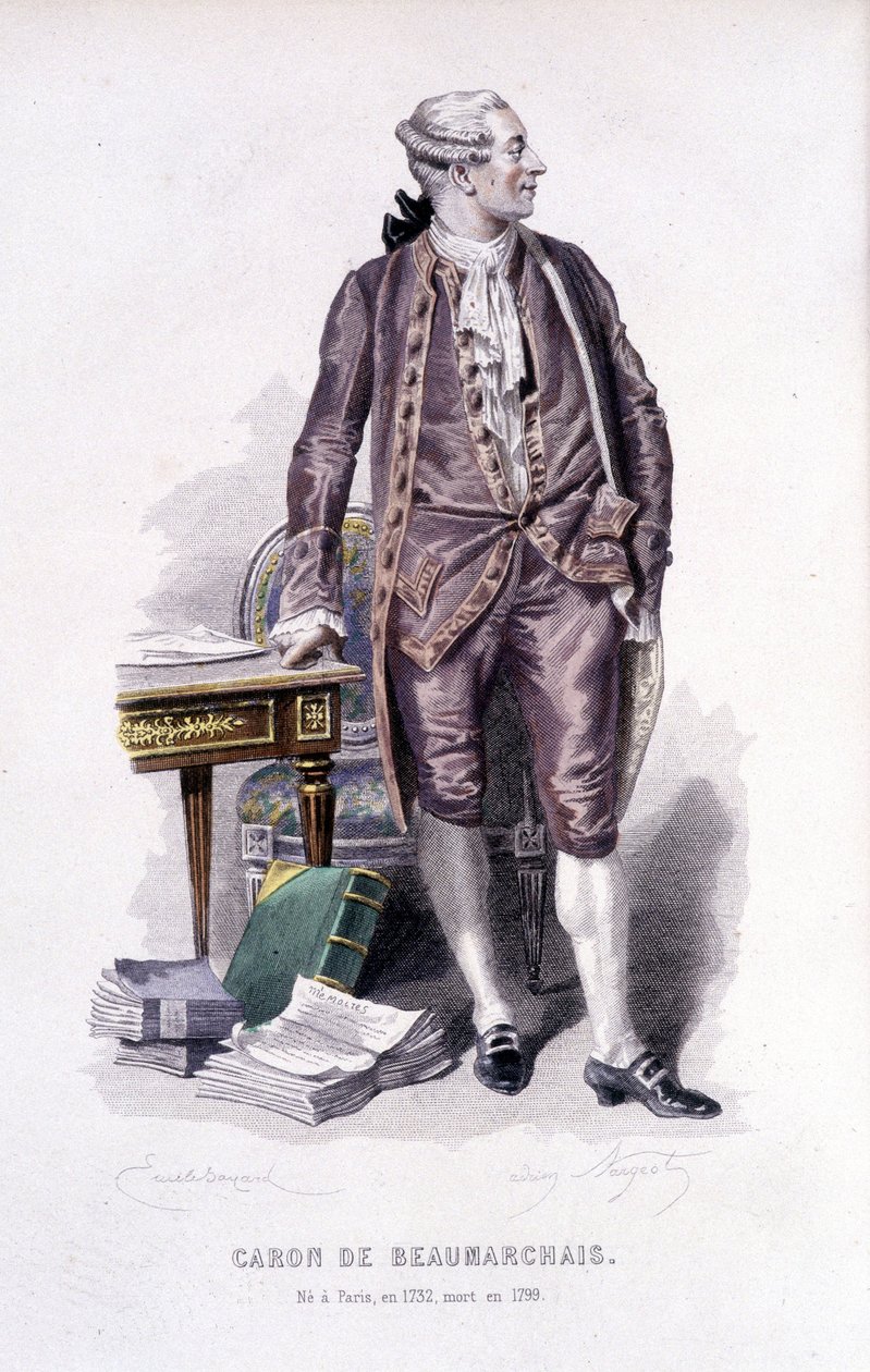 Baron av Beaumarchais (1732/1799) av Unknown artist