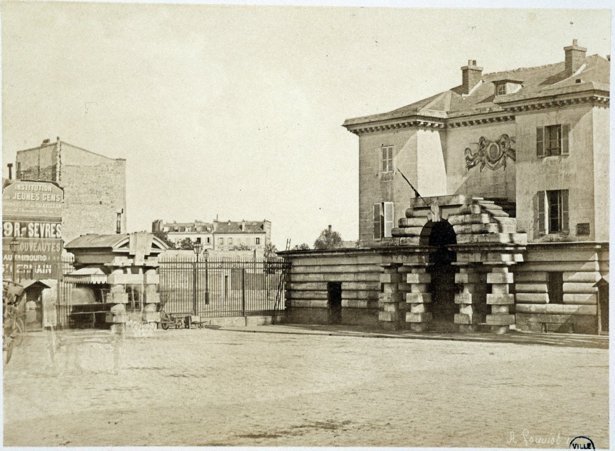Barrière du Maine - i "Les barriers de Paris" av Gouviot av Unknown artist