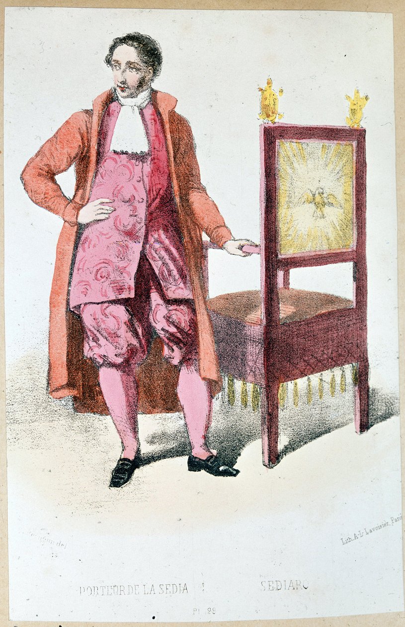 Bærer av Sedia av Unknown artist