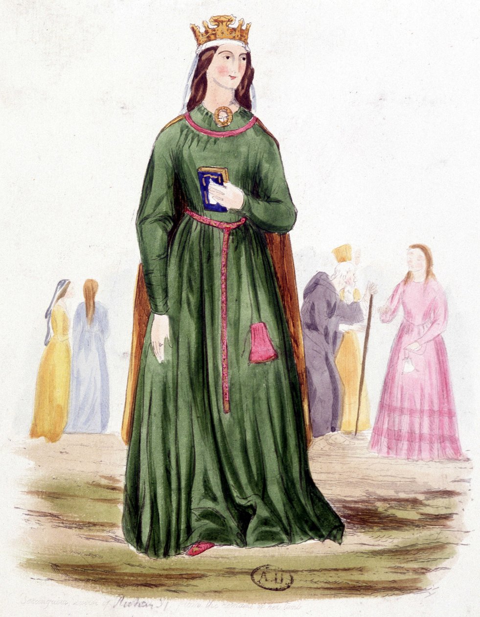 Berengere, dronning av England, kone til Richard I av Unknown artist
