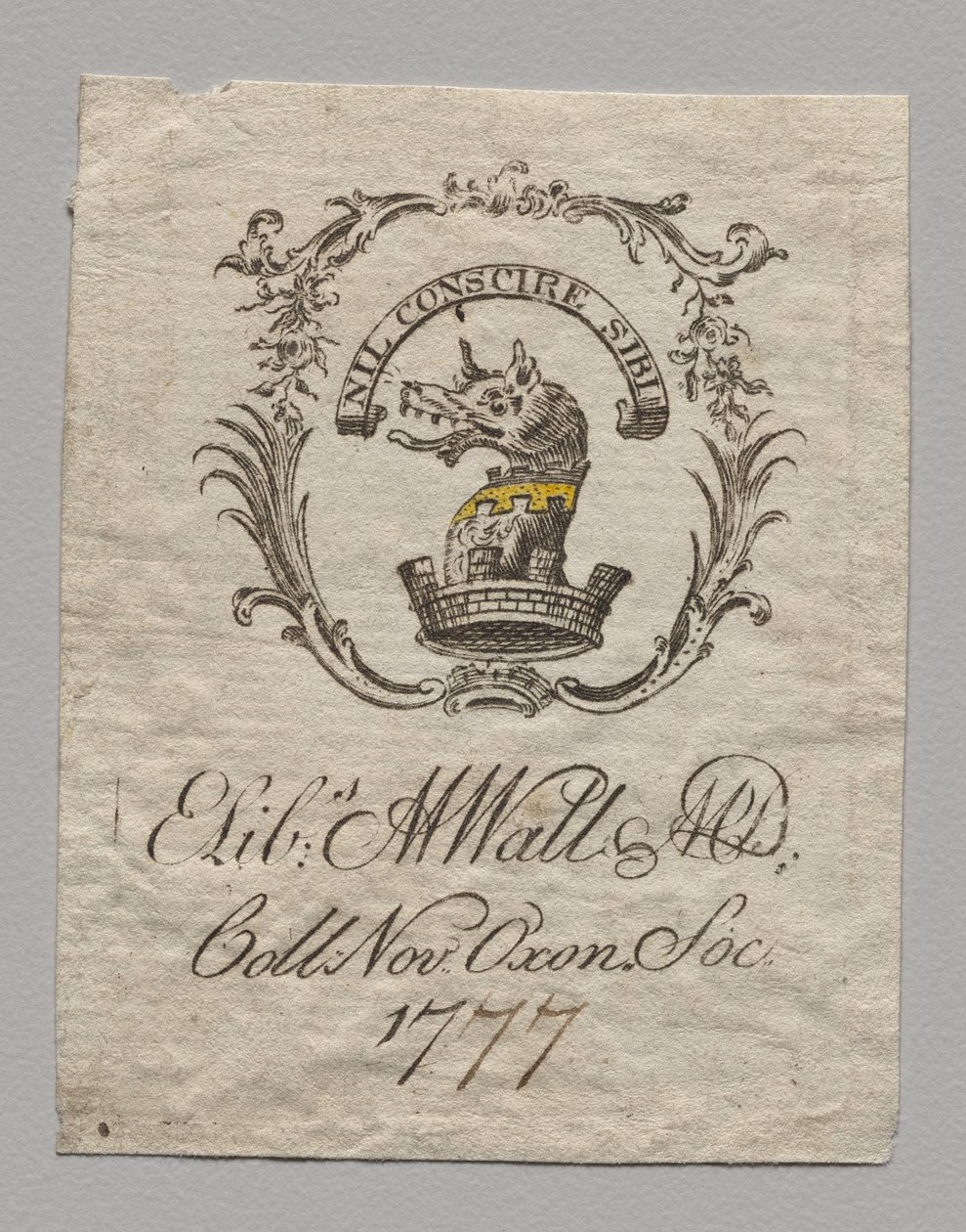 Bokskilt: Elizabeth M. Watt, M.D. av Unknown artist