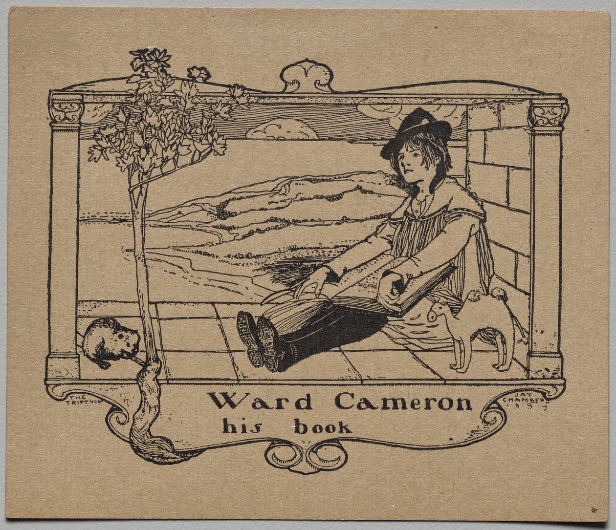 Bokplate: Ward Cameron av Unknown artist