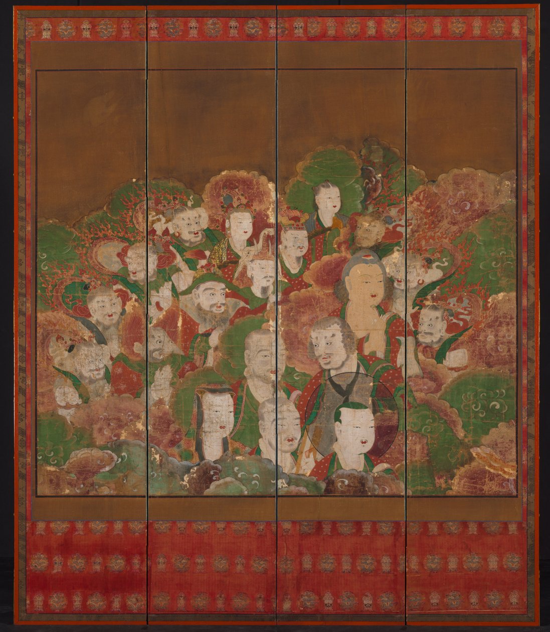 Buddhistiske guder av Unknown artist