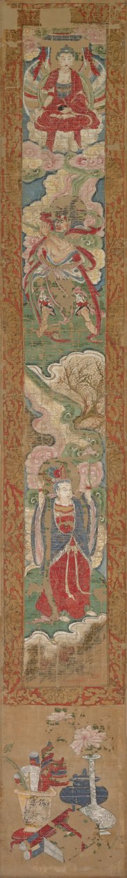 Buddhistisk panel av Unknown artist