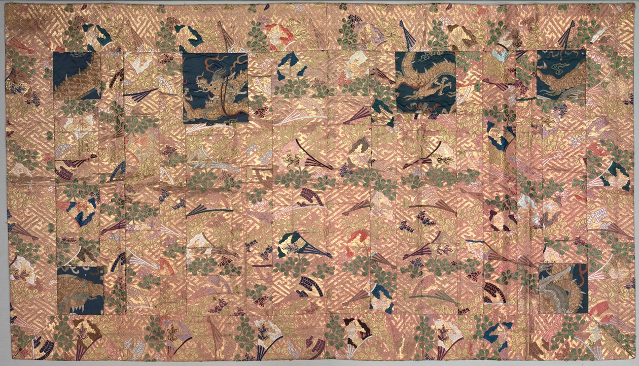 Buddhistisk prestekappe og sash av Unknown artist