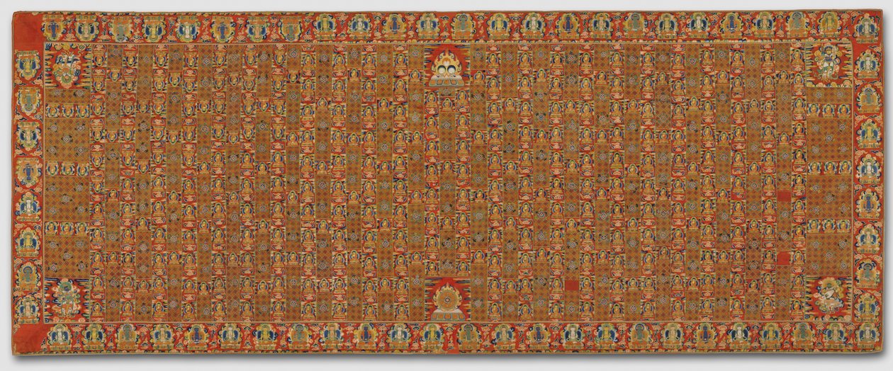 Buddhistprestens seremonielle kappe av Unknown artist