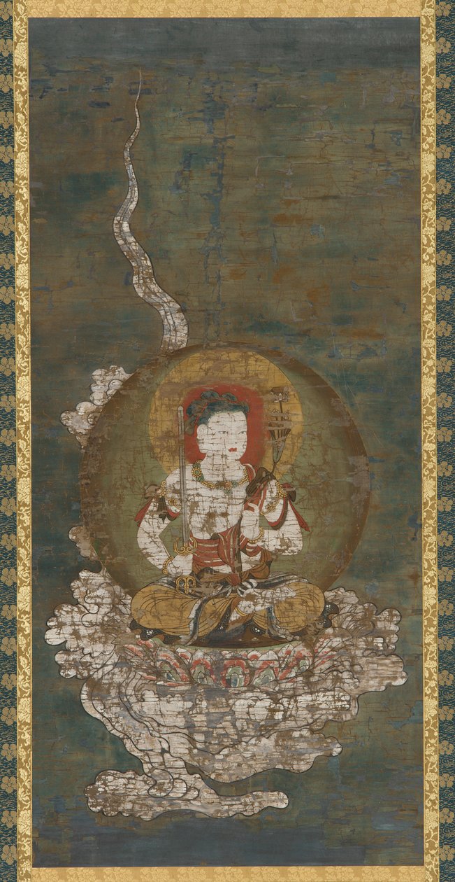 Buddhistisk guddom: Gokei Monju (Manjushri) av Unknown artist