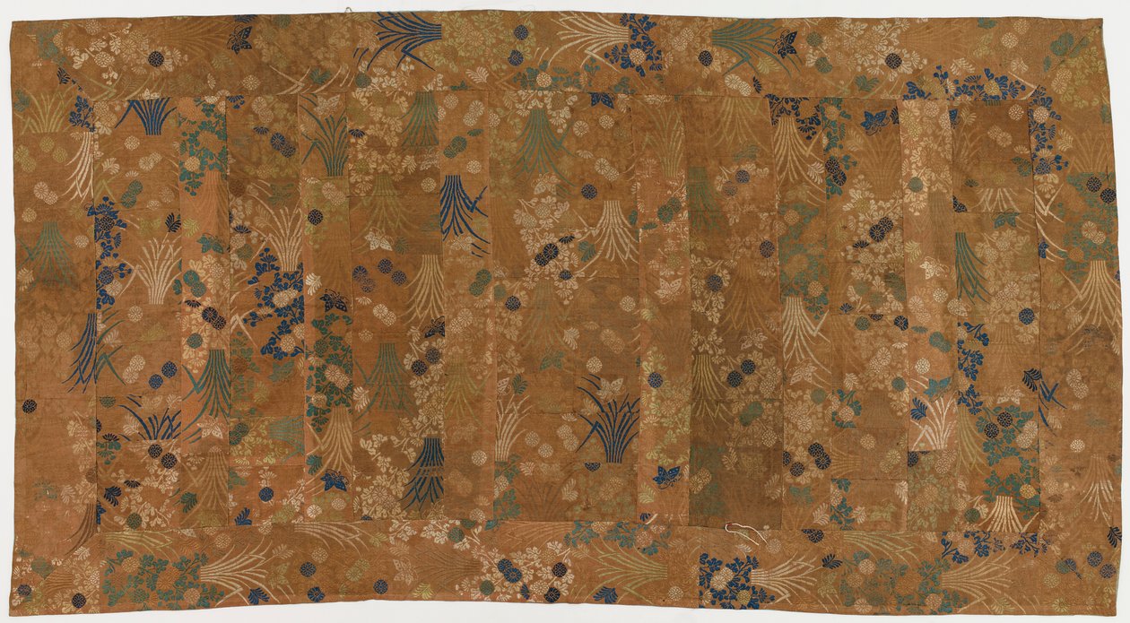 Buddhistisk munkekappe, omformet fra karaori Noh-kappe av Unknown artist