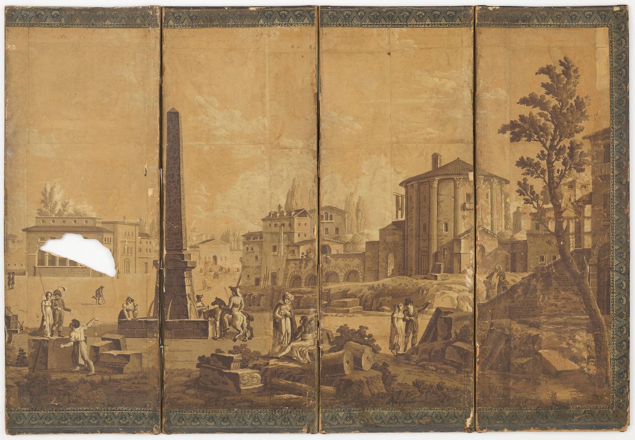 romersk landskap av Unknown artist