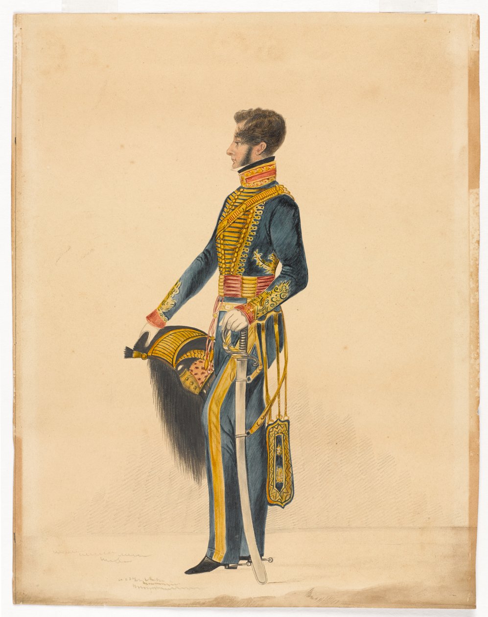 Kaptein William Brett, Bombay Horse Artillery av Unknown artist
