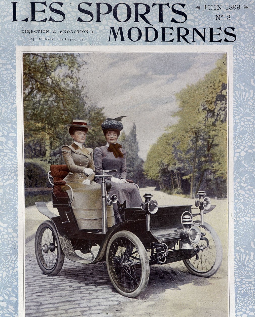 Car de Dion-Bouton - i "" Les Sports Modernes", juni 1899. av Unknown artist