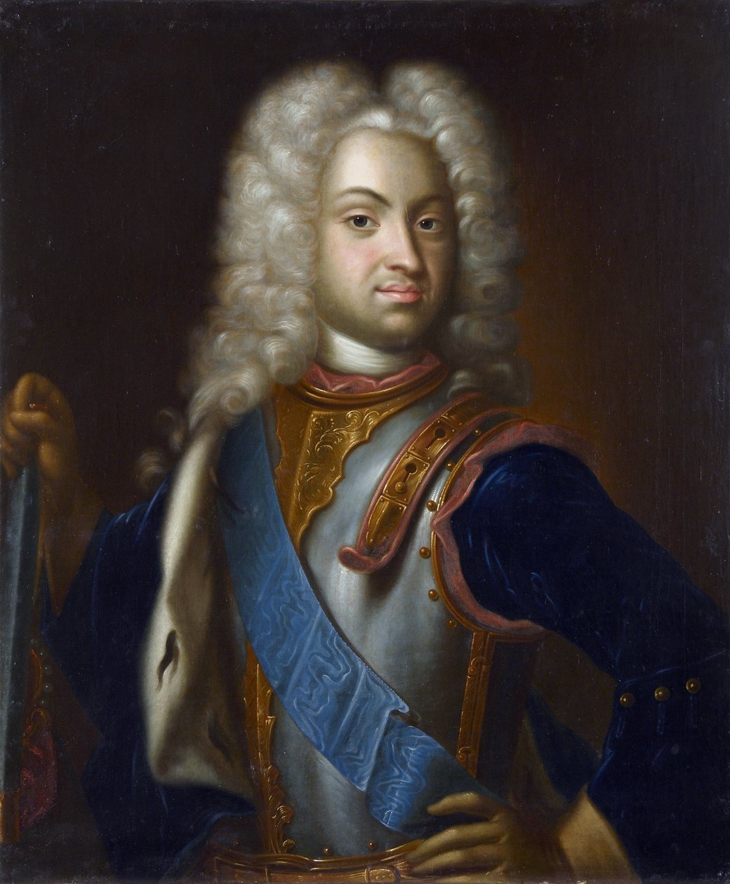 Charles Frederic de Holstein Gottorp - Portrett av hertug Charles Frederick av Holstein-Gottorp (1700-1739), Anonym. Olje på lerret, siste kvartal av 1700-tallet, Statens museum for arkitektur, historie og kunst, Vladimir av Unknown artist