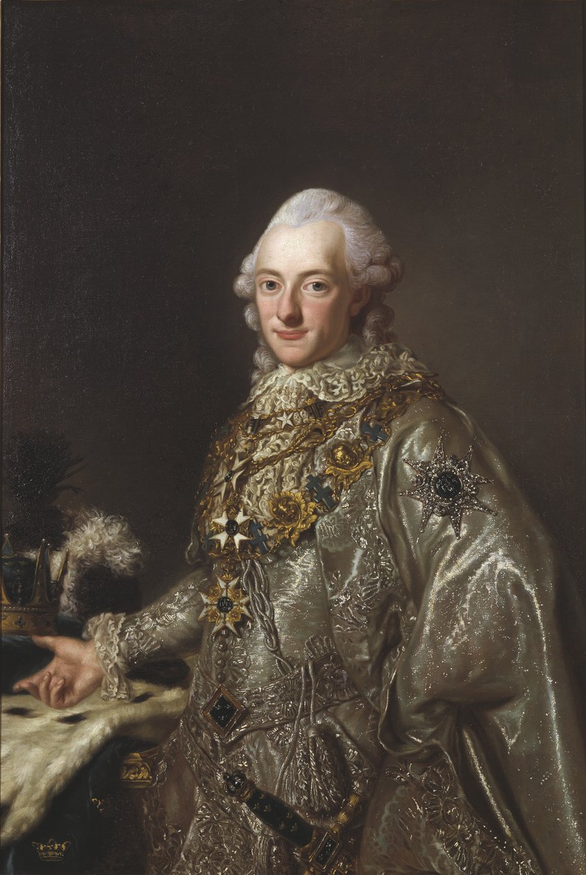 Charles XIII roi de Suede - Portrett av kong Charles XIII av Sverige (1748-1818), Anonym . Olje på lerret. Mål: 117x78 cm. Nationalmuseum Stockholm av Unknown artist