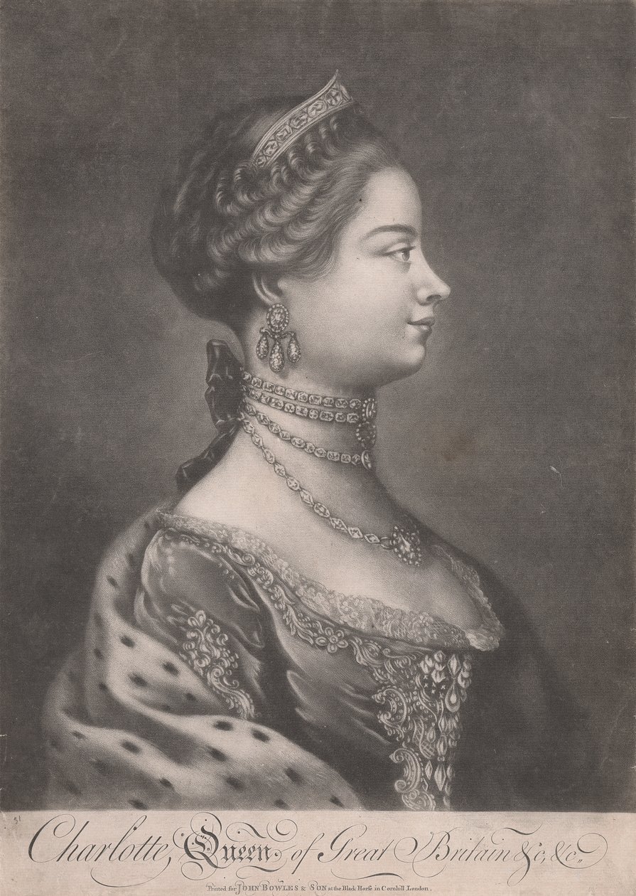 Charlotte, dronning av Storbritannia av Unknown artist