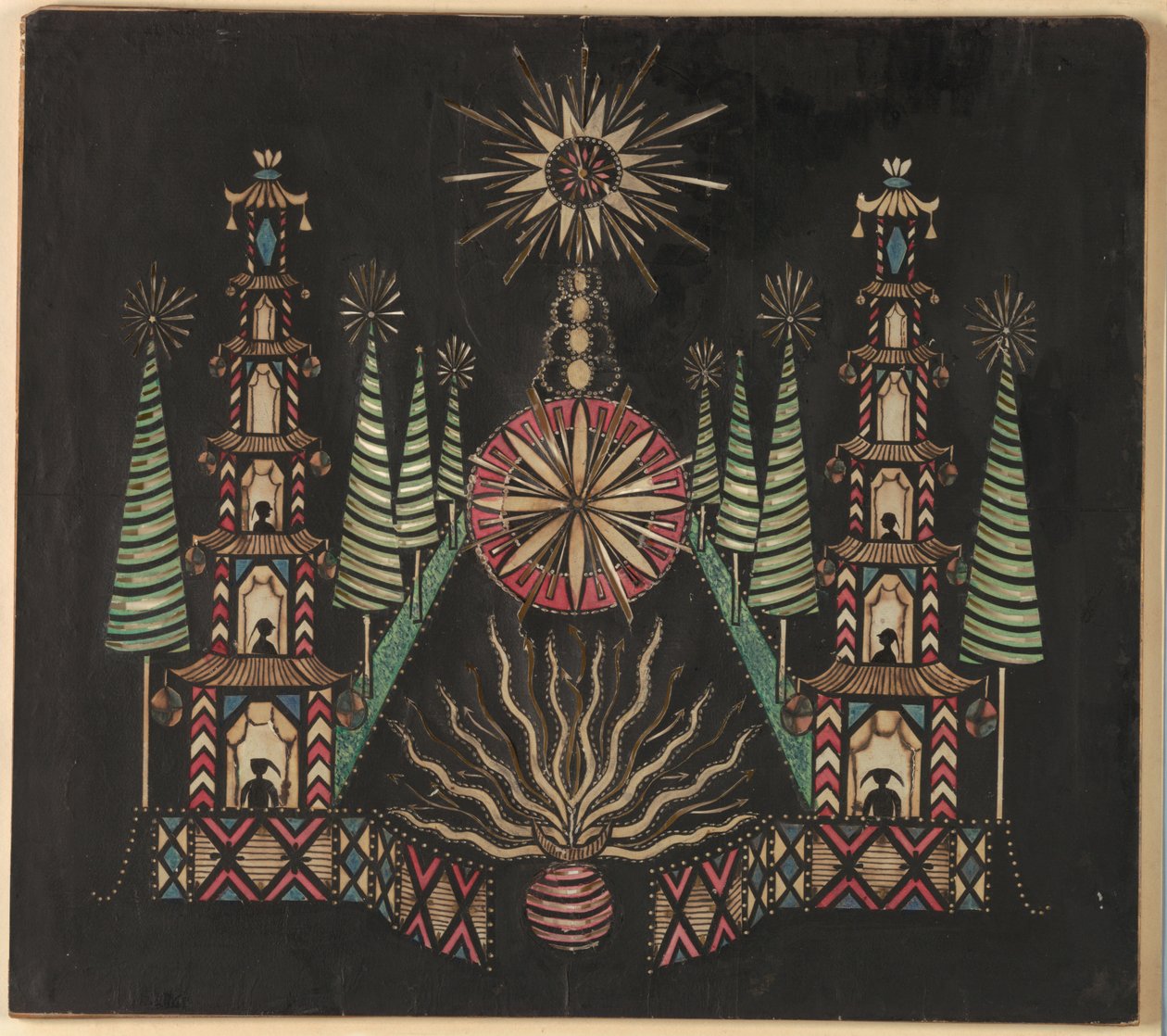 Kinesisk hage av Unknown artist