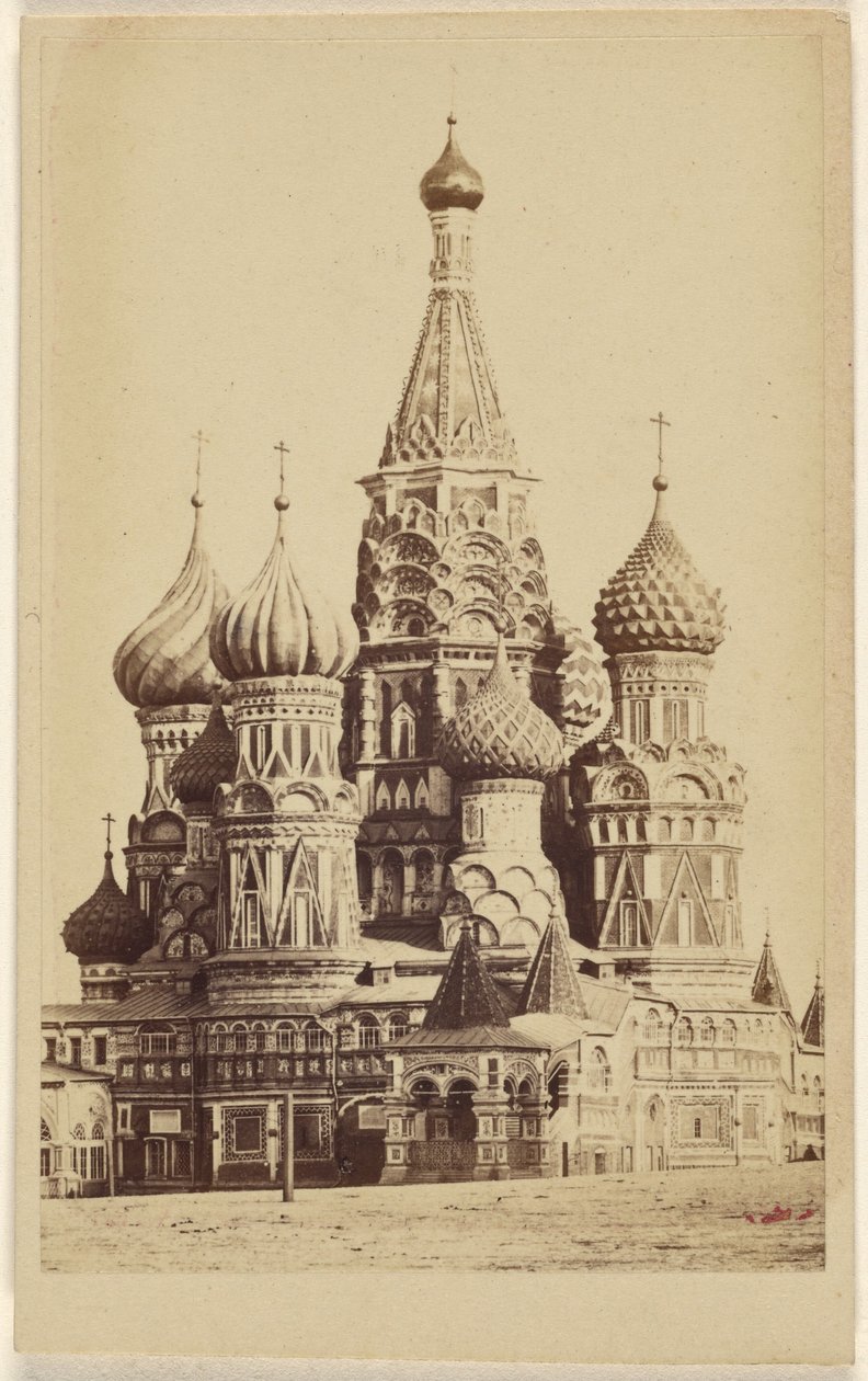 St. Basilius-kirken, Moskva, 12. september #39;66. av Unknown artist