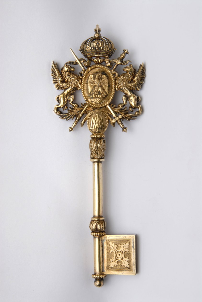 Cle av Chambellan, Mexico. Periode for kong Maximilian I (1832-1867). av Unknown artist