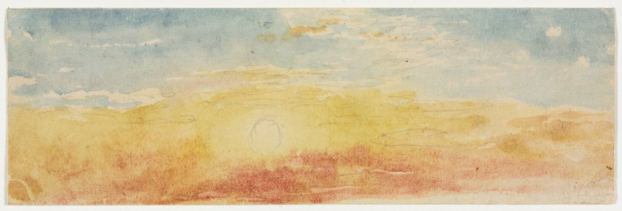 Skystudie av Unknown artist