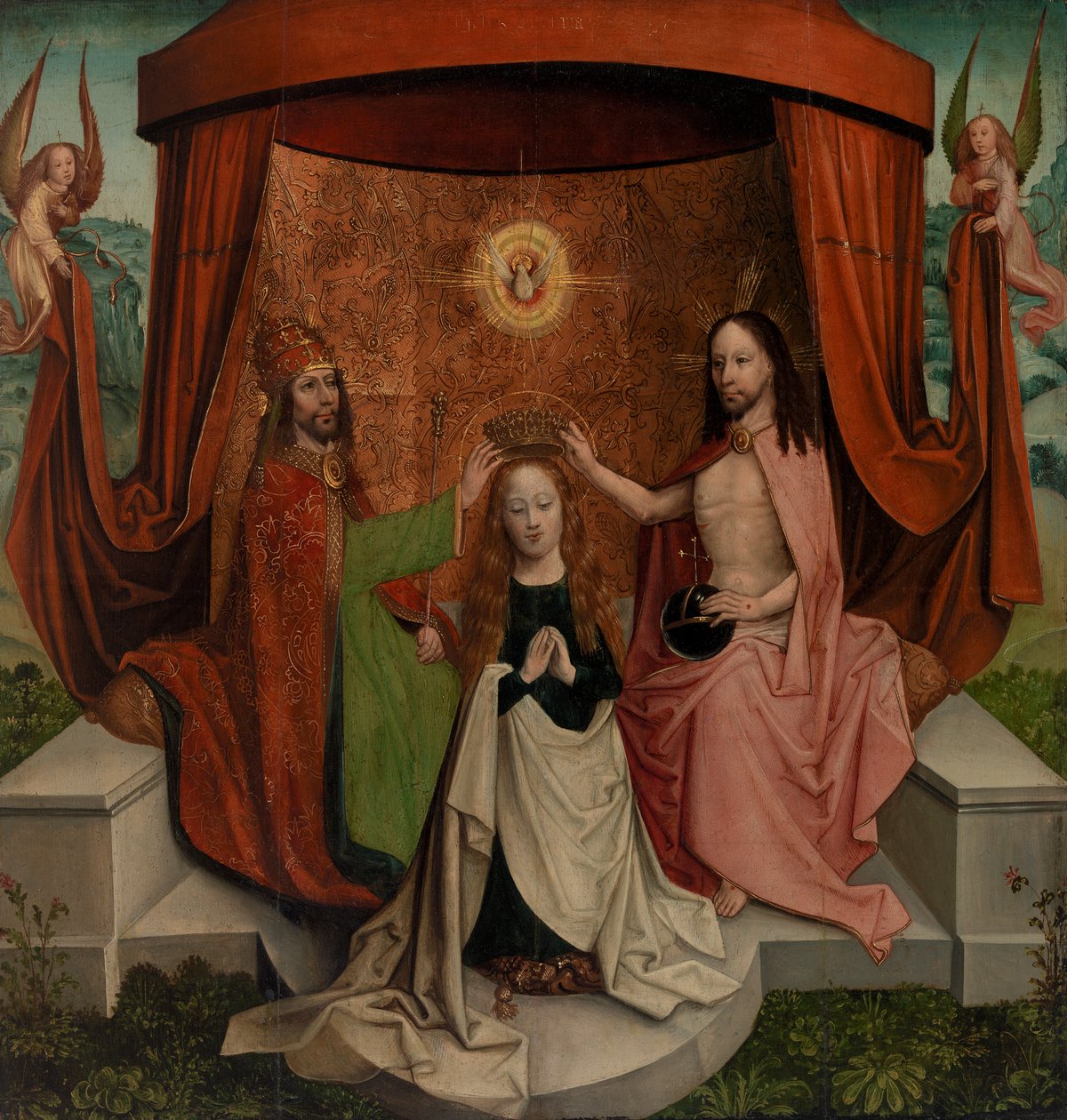 Kroningen av jomfruen av Unknown artist