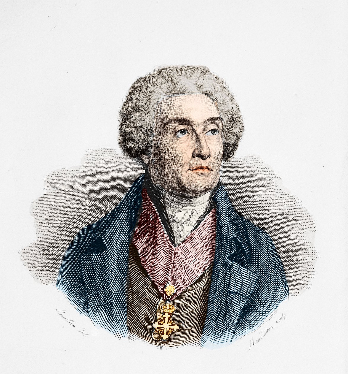 Grev Joseph de Maistre (1753-1821), fransk politiker, forfatter og filosof. av Unknown artist