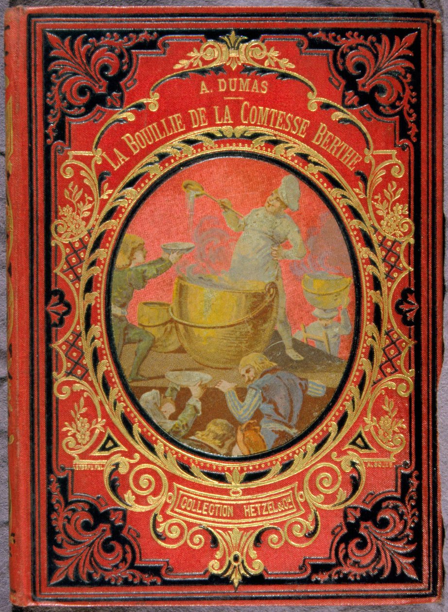 Omslag til boken ""La Bouille de la Comtesse Berthe"" av Alexandre Dumas, Hetzel-samlingen. av Unknown artist