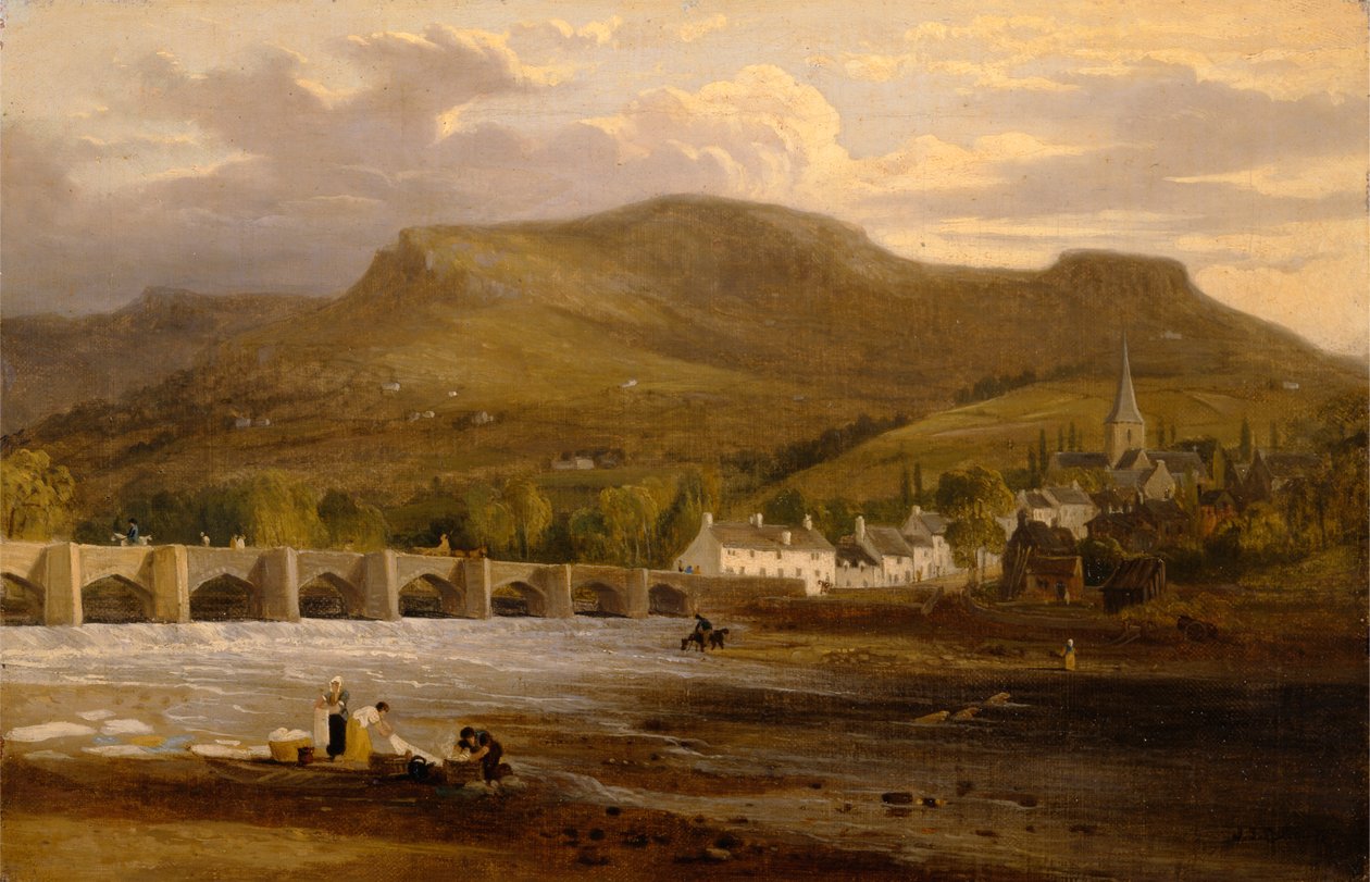 Crickhowell, Breconshire av Unknown artist