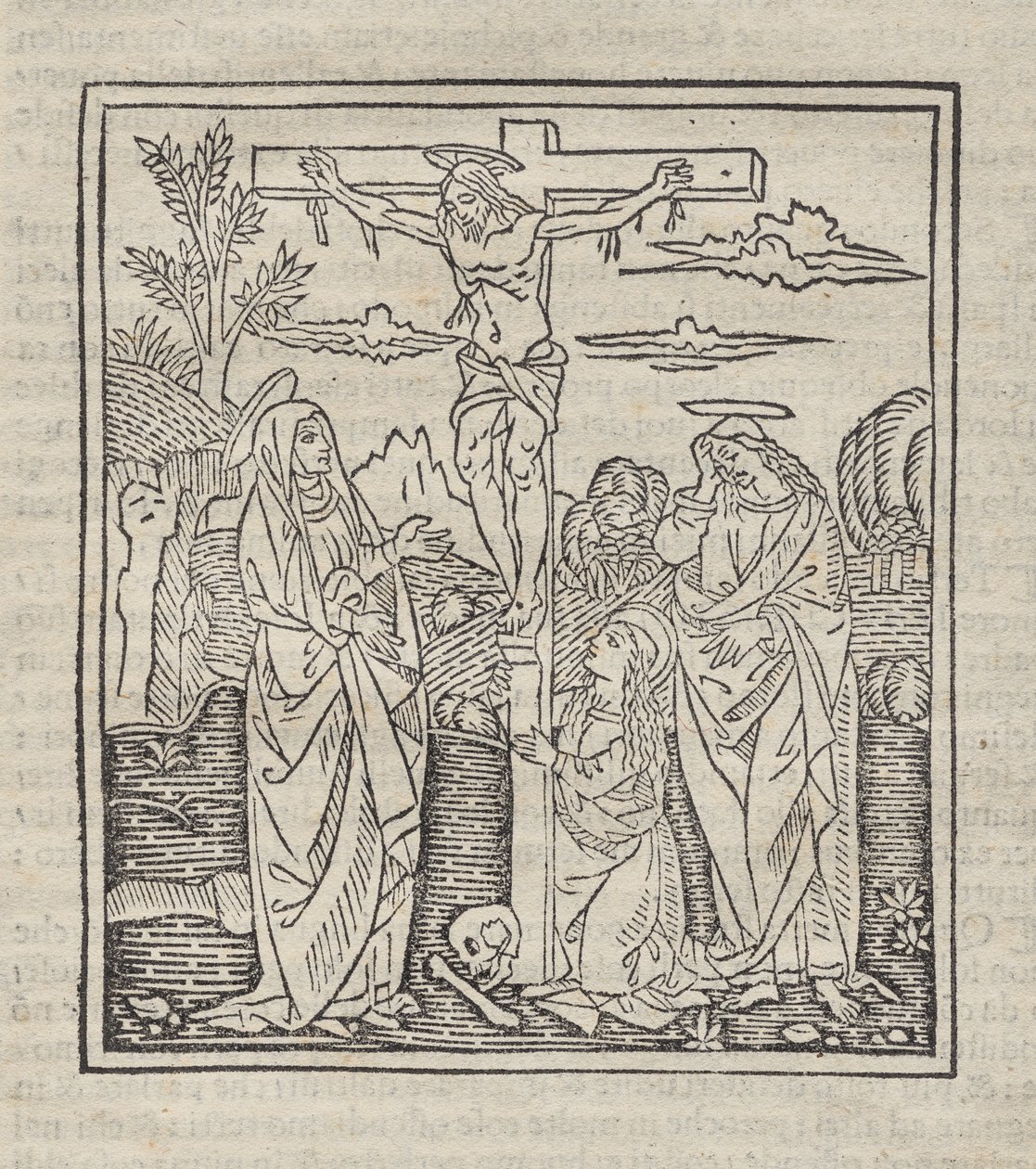 Korsfestelse; publisert i Operette: Regel for alle religiøse, Avhandling om sakramentet og messens mysterier, Ragola om det gode liv av Unknown artist