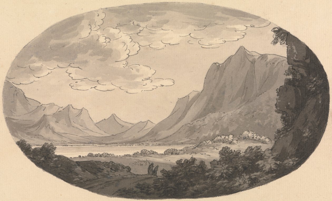 Cumberland landskap av Unknown artist