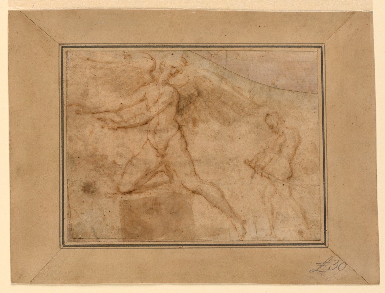 Amor på besøk hos Psyche av Unknown artist