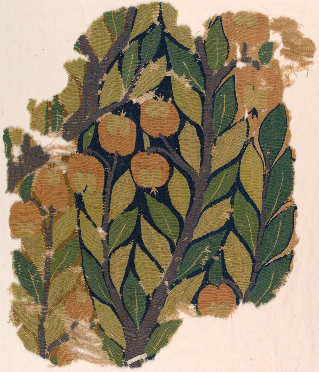 Fragment av gardinkant av Unknown artist