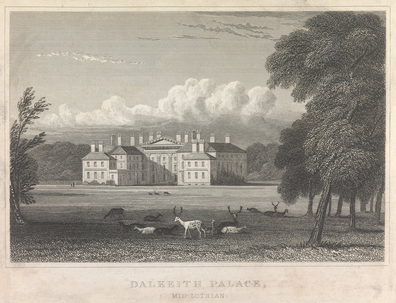 Dalkeith Palace, Midlothian; side 86 (bind 1) av Unknown artist