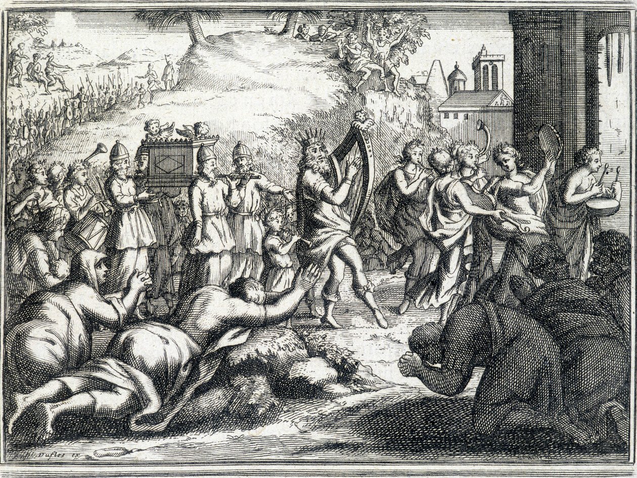 Davids dans (Det gamle testamente). av Unknown artist