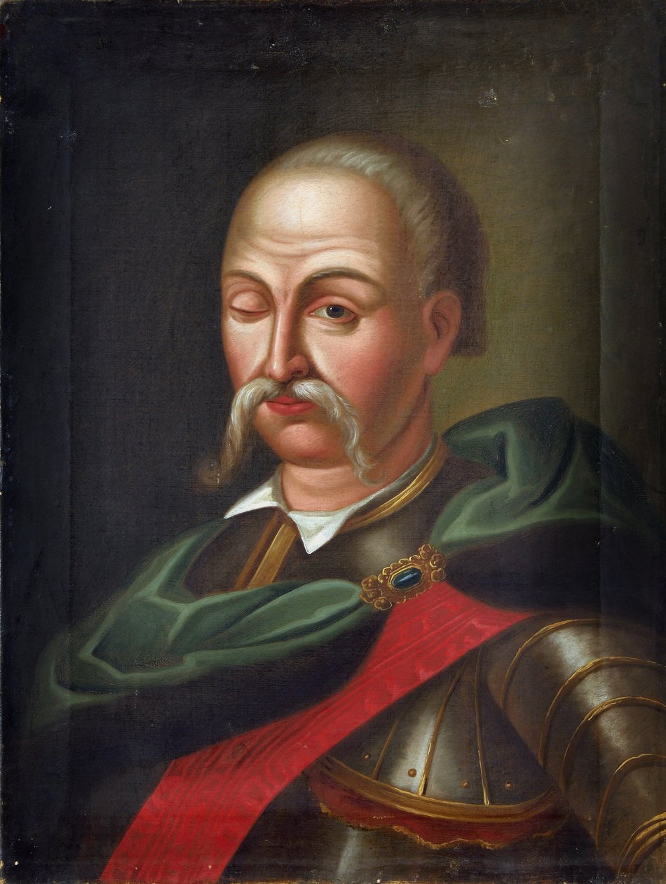 Danylo Apostol - Portrett av hetmannen Danylo Apostol (1654-1734), Anonym. Olje på lerret av Unknown artist