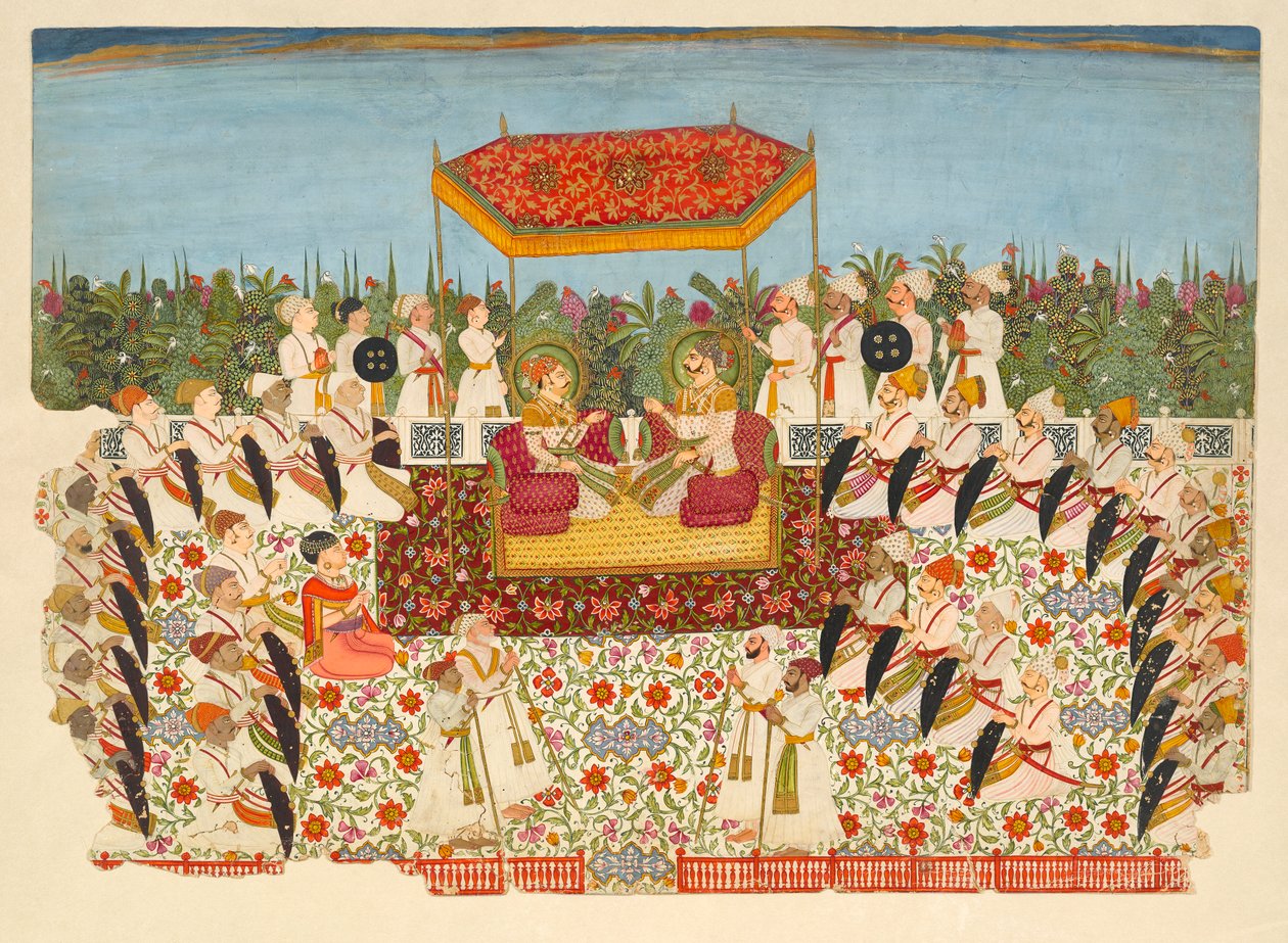 Darbar Mirza Maharai Lakhpatiji av Unknown artist