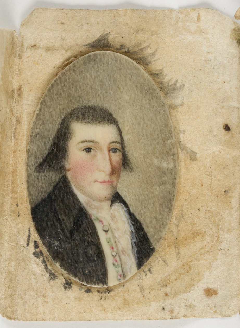 David Leonard Barnes, ca. 1789 (akvarell på elfenben) av Unknown artist