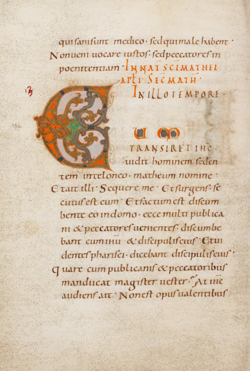Dekorert initial C av Unknown artist