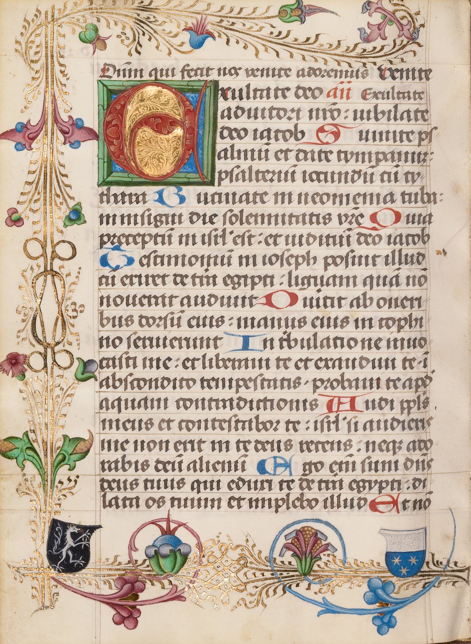 Dekorert initial E av Unknown artist