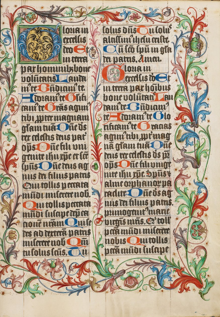 Dekorert initial G av Unknown artist