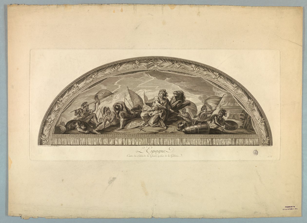 Dekorasjoner av Lebrun og Mignard på slottet i Versailles av Unknown artist