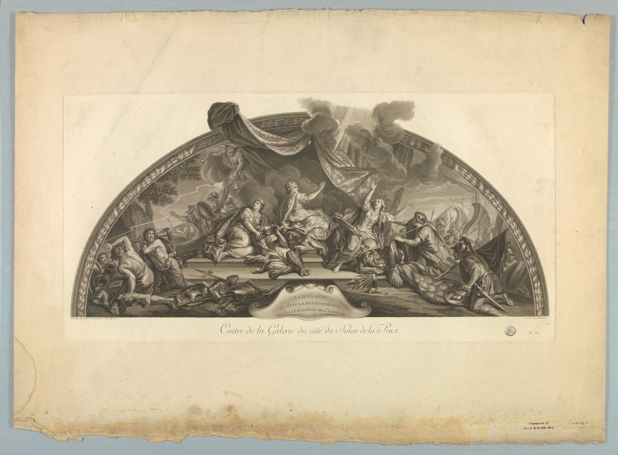Dekorasjoner av Lebrun og Mignard på slottet i Versailles av Unknown artist