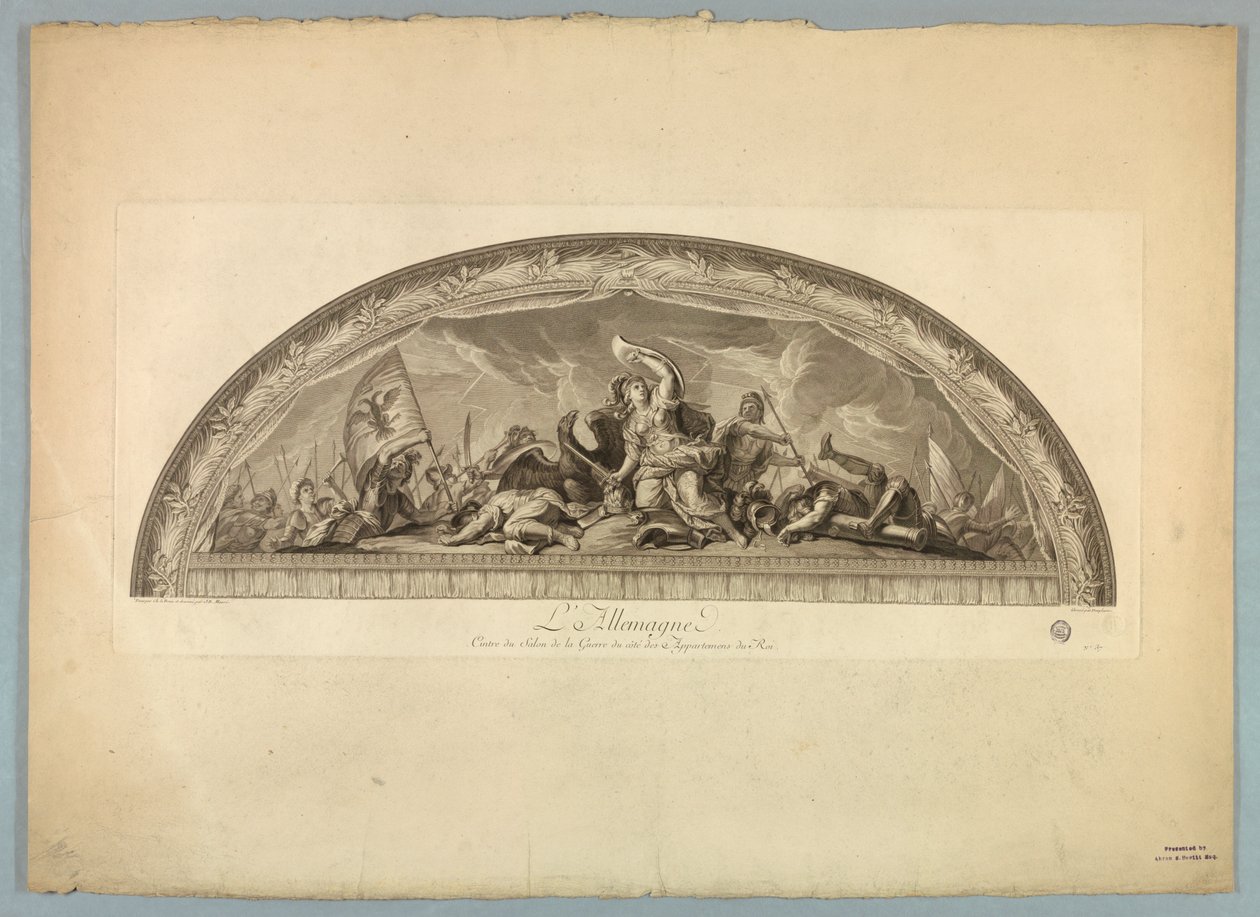 Dekorasjoner av Lebrun og Mignard på slottet i Versailles av Unknown artist