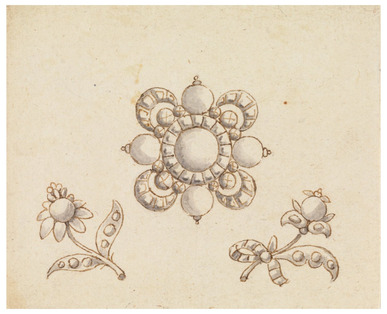 Design for tre brosjer av Unknown artist