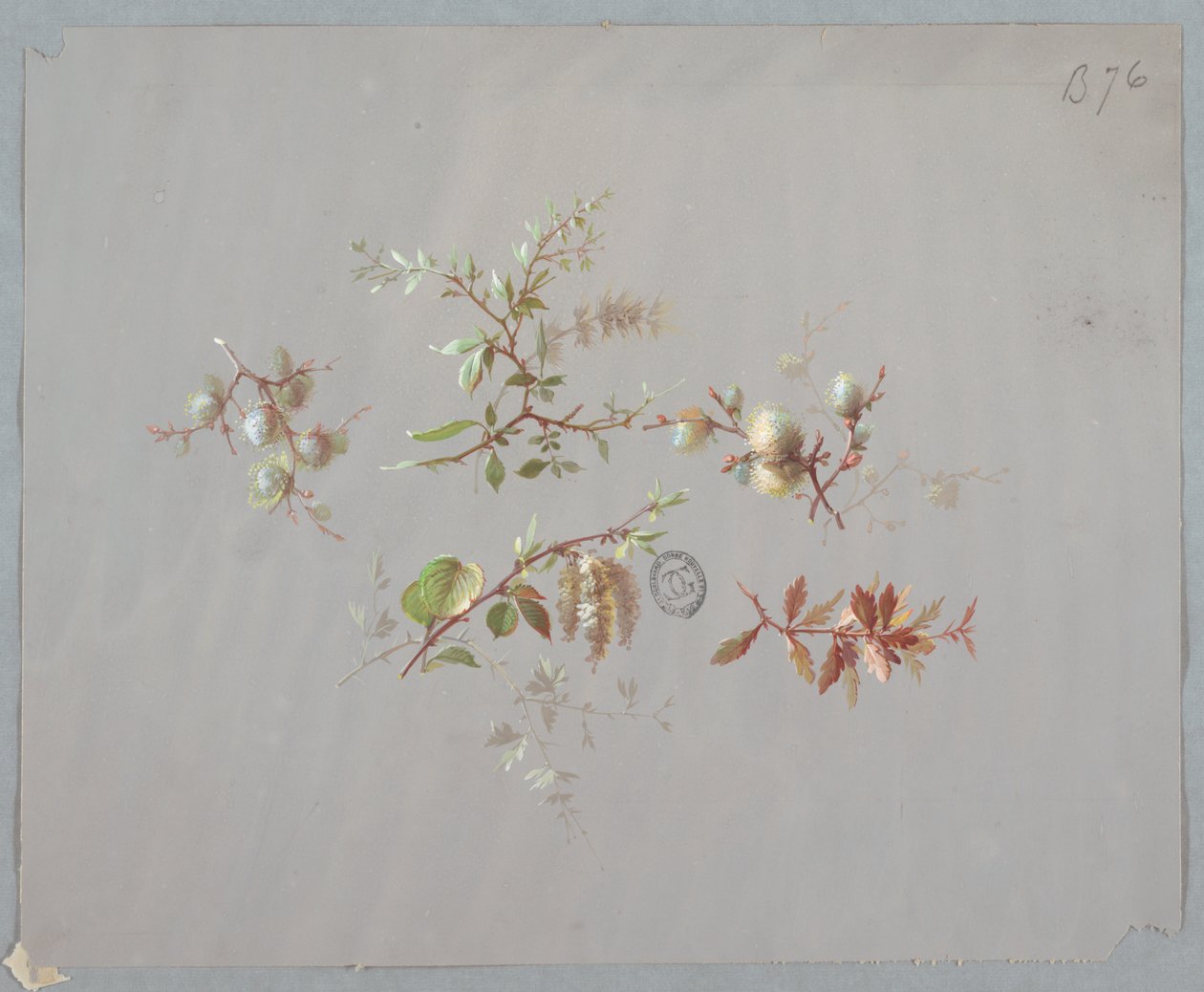 Design for Wallpaper and Textiles: Flowers   1261615   no       norwegian Successfully Translated  Original: Candlestick Translat: Candlestick 1296618 no norwegian Successfully Translated Original: Battle Scene with Church at left, ca. 1790-1800. Translat: av Unknown artist