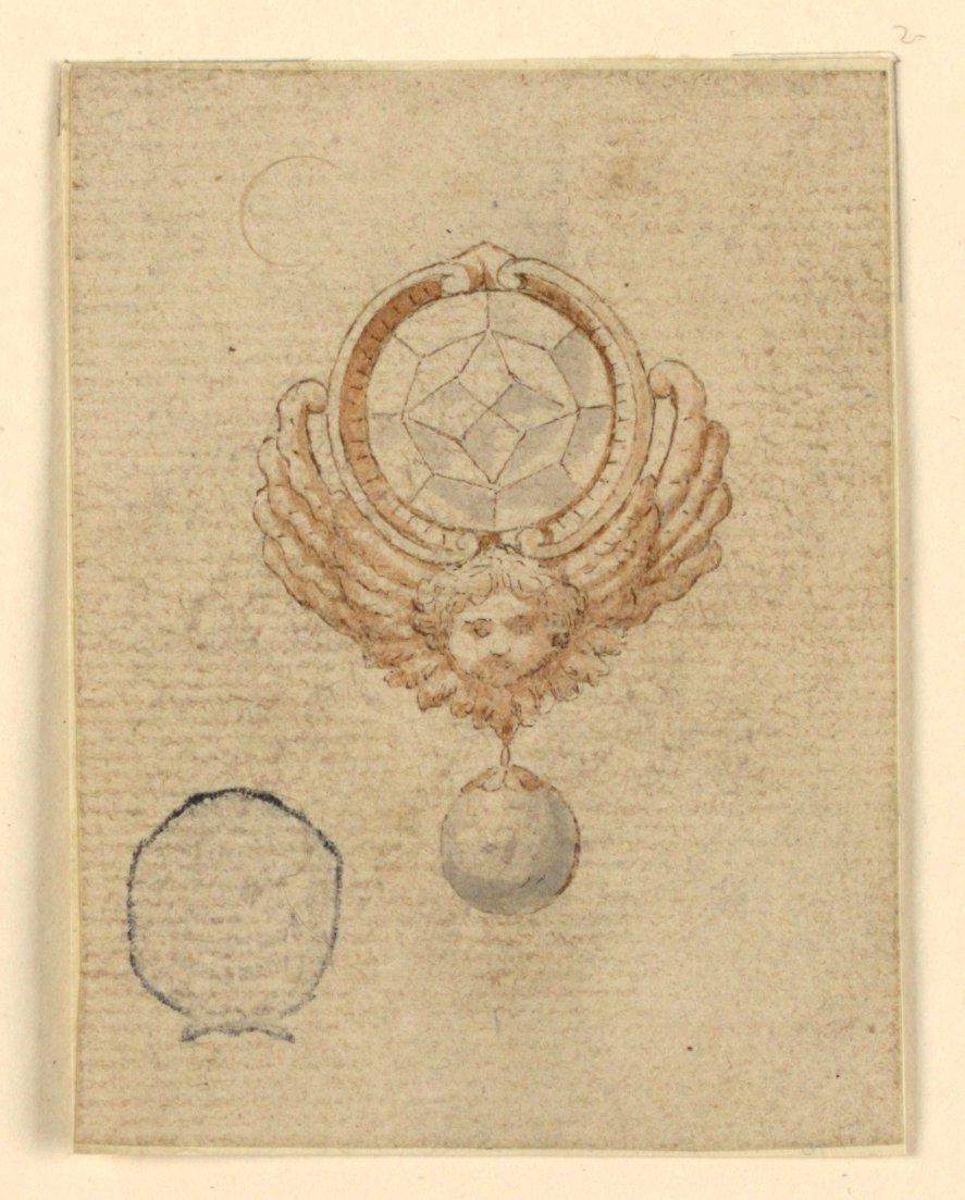 Design for en brosje av Unknown artist