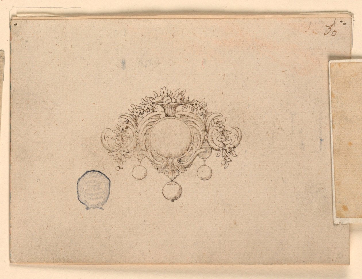 Design for a Brooch   1295199   no       norwegian Successfully Translated  Original: De sirenen Sirenes Proserpinae comites in aves (title on object) Metamorphoseon sive transformationum (series title) Metamorfosen van Ovidius (series title) Translat: De  av Unknown artist
