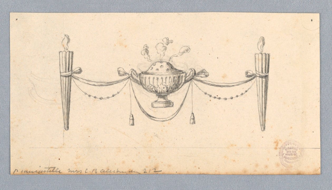 Design for en frise av Unknown artist